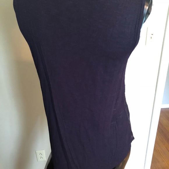 Apt. 9 Purple Sequin Top, L - Picture 3 of 3